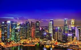Singapore City Lights